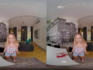 Vr bangers two flirty babes cooperating to satisfy your phallus vr adult movie