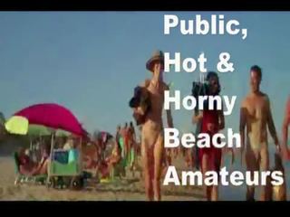 La sandfly público caliente, libidinoso playa aficionados!