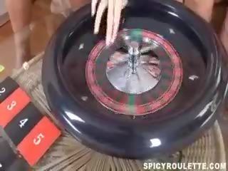 100% Real movie Of Amateurs Playing dirty clip Roulette