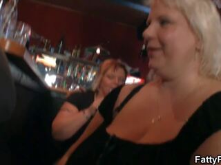 Great bbw party in the bar