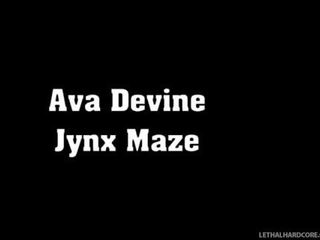 Много tremendous интервю с ава дивайн и jynx maze