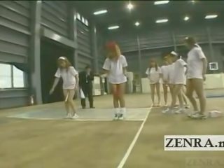 Untertitelt ohne boden japanisch gyaru gruppe taktstock relay