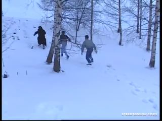 Nana, kettős hüvelyi azonnal következő a szauna