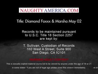 Marsha putea & milf diamant foxxx la dracu & suge în o in trei obraznic america