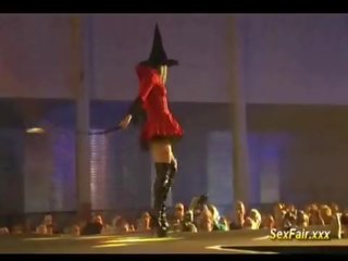Spicy witch in attractive performance