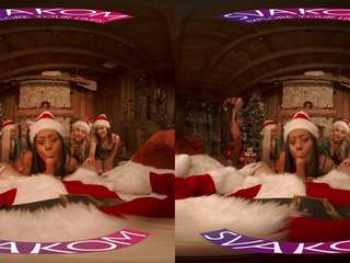 Vrbangers christams লাগামহীন যৌনতা সঙ্গে abella danger এবং তার 7 beguiling elves vr x হিসাব করা যায় সিনেমা